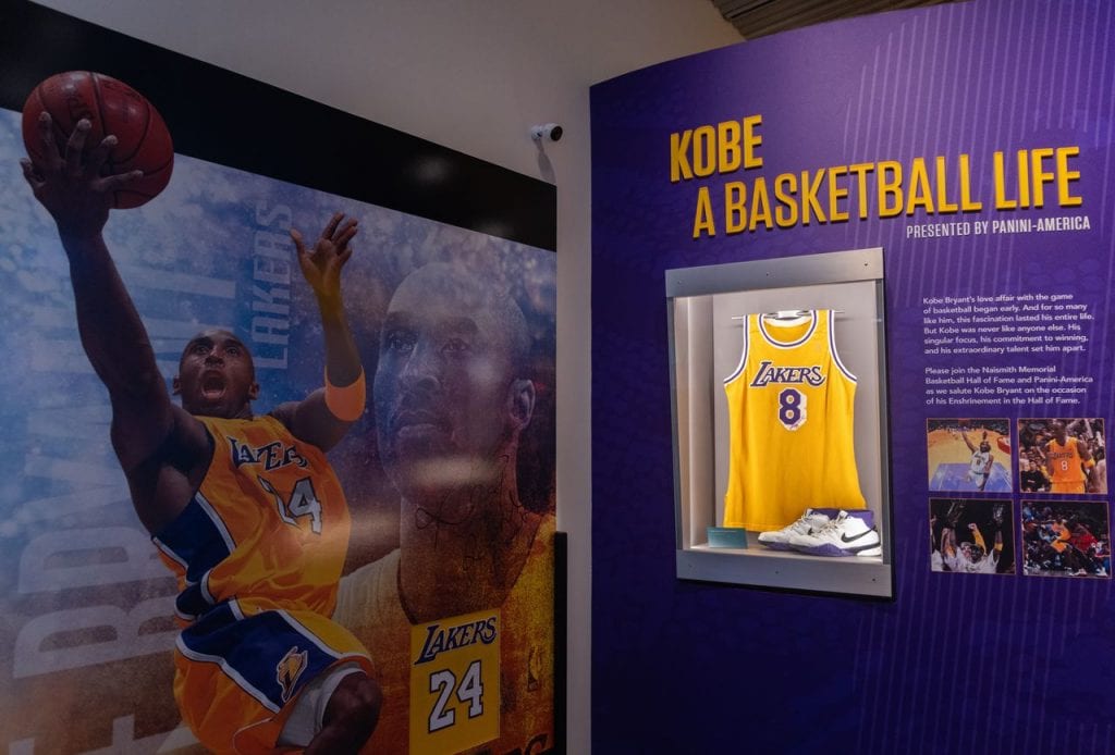 Kobe Bryant Exhibit at the Basketball Hall of Fame