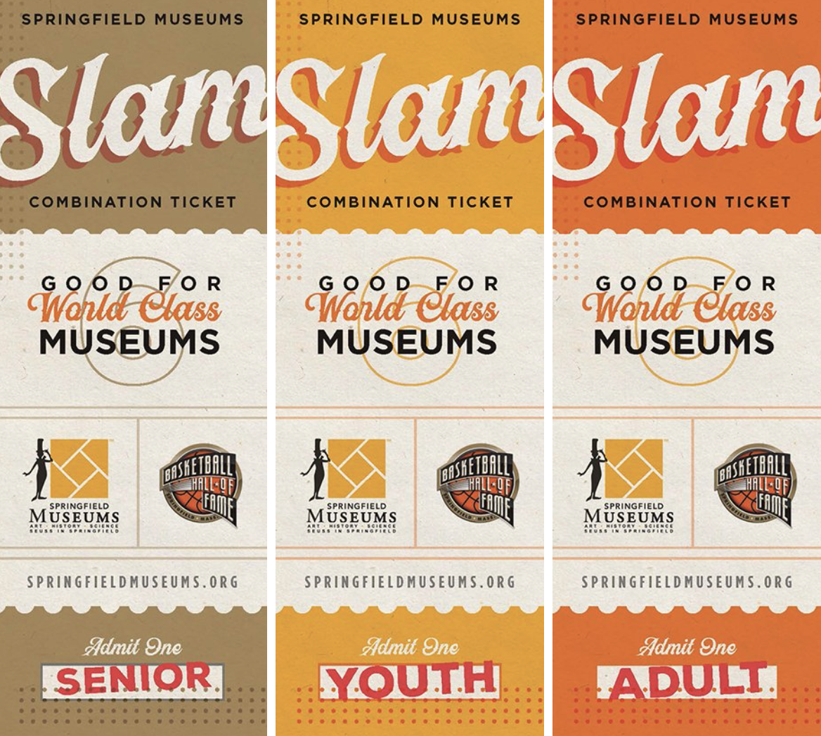 Springfield Slam Combined Ticket - Basketball Hall of Fame and Springfield Museums