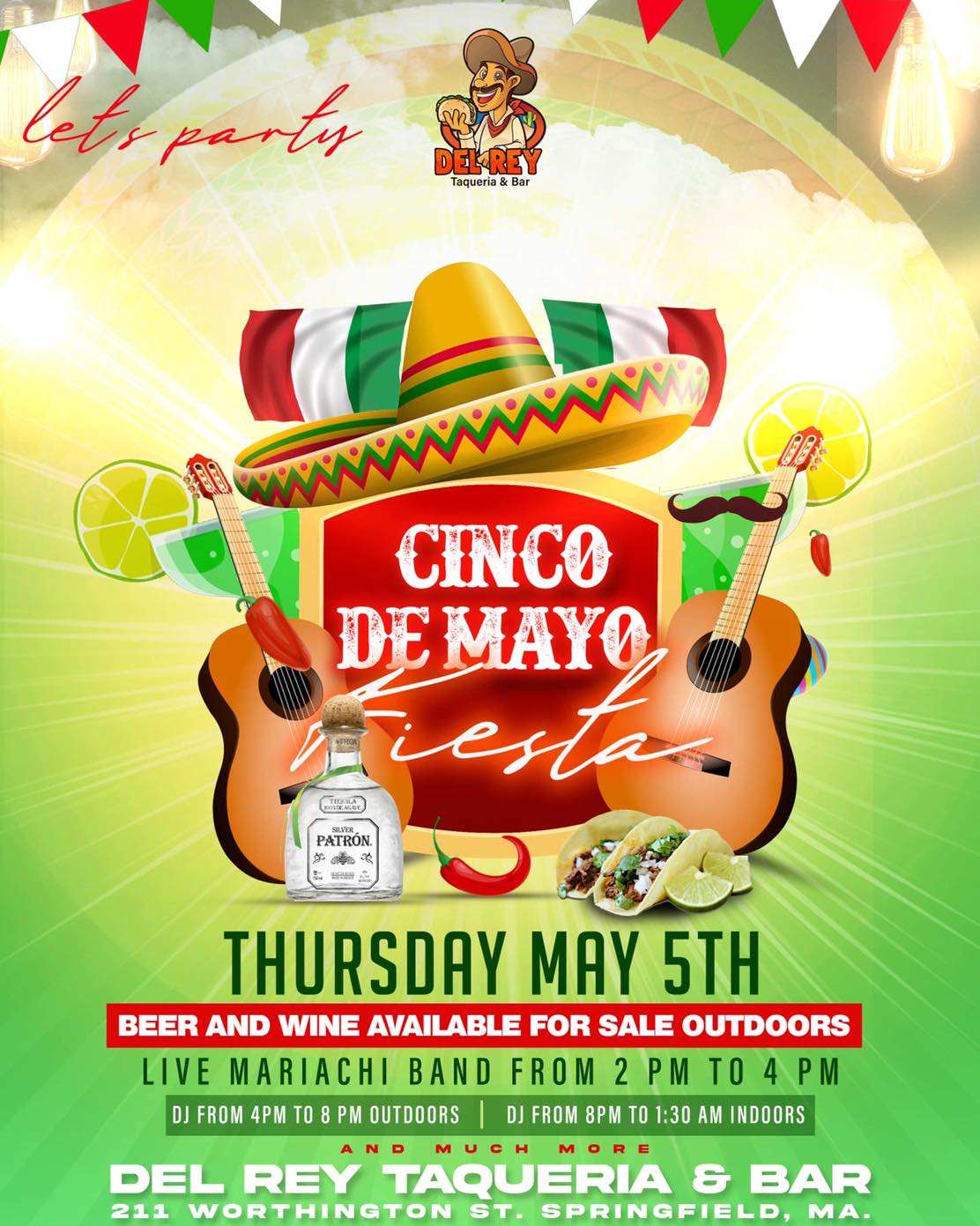DEL REY Taqueria & Bar, Cinco de Mayo - Springfield BID
